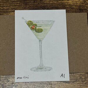 "Martini" - Inciardi Vending Machine Print - Tiktok Viral!